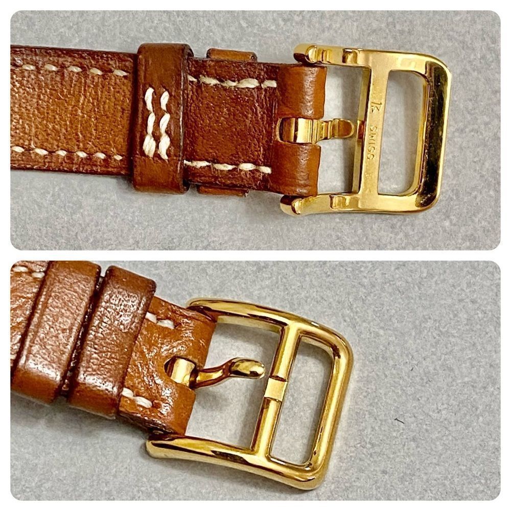 HERMES Kelly Watch Gold Tone Dial Women’s Quartz Watch K01 - Picture 12 of 17